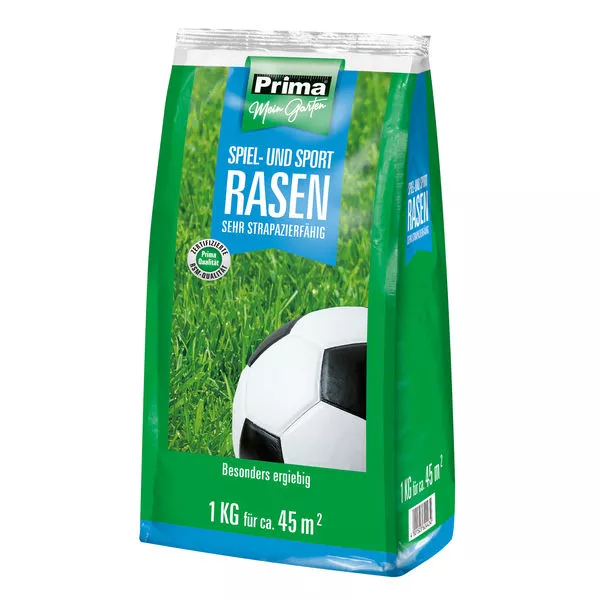 Prima Spiel und Sportrasen 1kg für 45m²