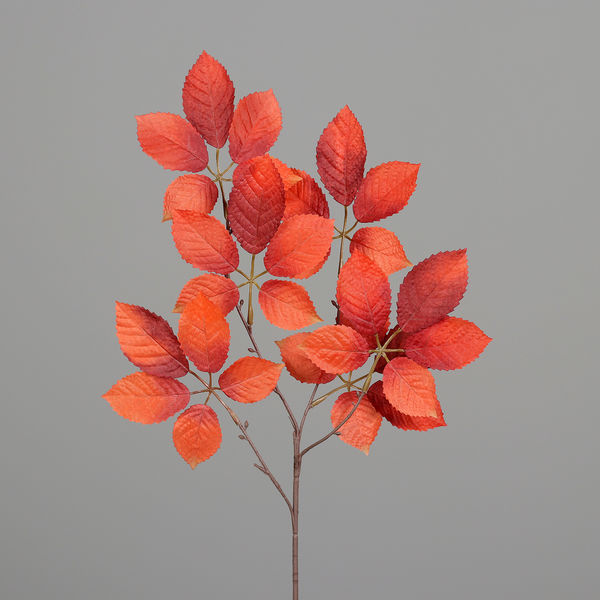 Laubzweig orange 68cm