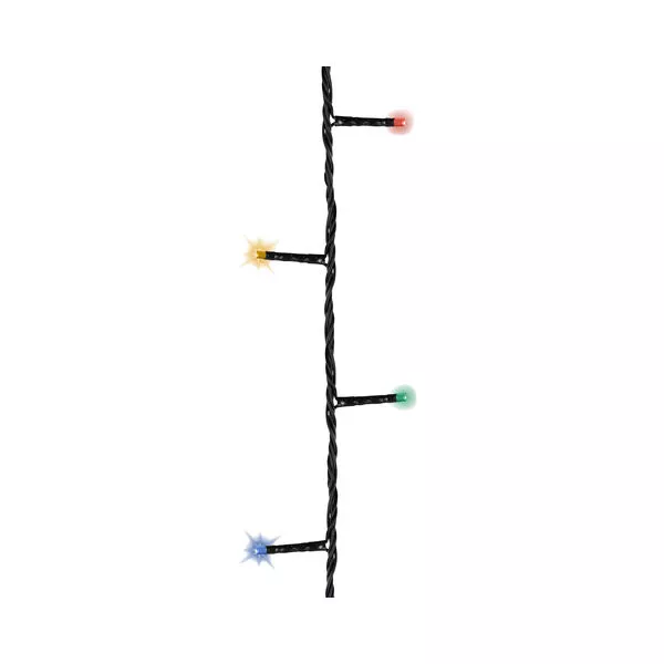 LED Basic twinkle 18m 240L schwarz/bunt aussen