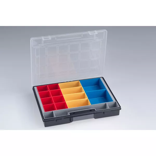 EuroPlus Flex 37-15 schwarz/transparent Sortimentskasten mit herausnehmb. Boxen EuroPlus Flex 37-15 schwarz/transparent Sortimentskasten mit herausnehmb. Boxen