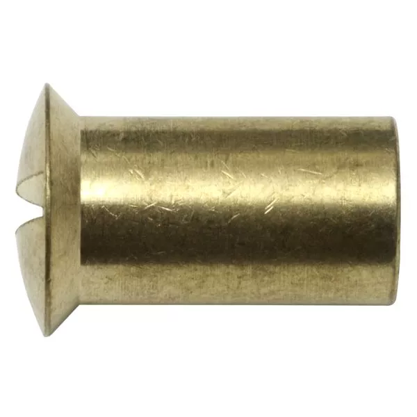 Hülsenmuttern Messing blank M5x14 mm (4 Stück)
