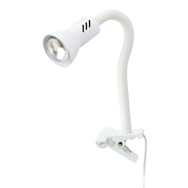 Klemmleuchte 1flg. E14 40W weiß