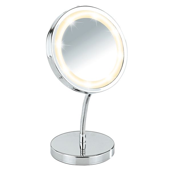 Kosmetik-Standspiegel LED Brolo Ø 15 cm WT-ACC