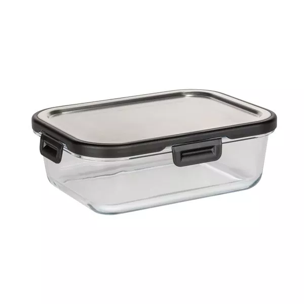 Frischhaltedose Glas Steel 1000ml