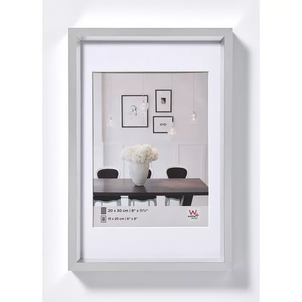 Bilderrahmen Steel Style silber 18x24