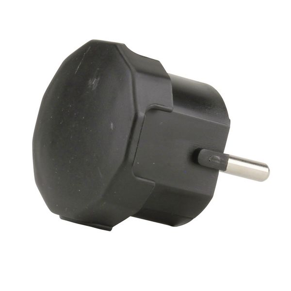 Schuko-Stecker schwarz