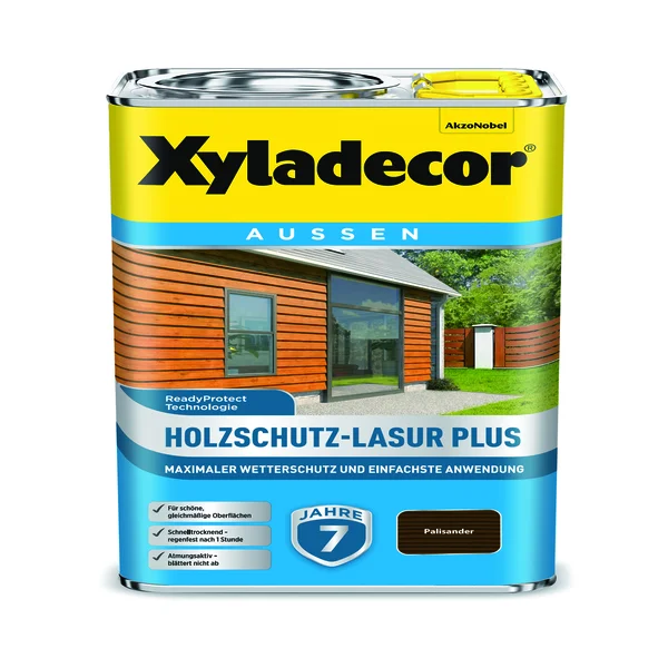 Xyladecor Holzschutzlasur Plus Palisander 2,5 l