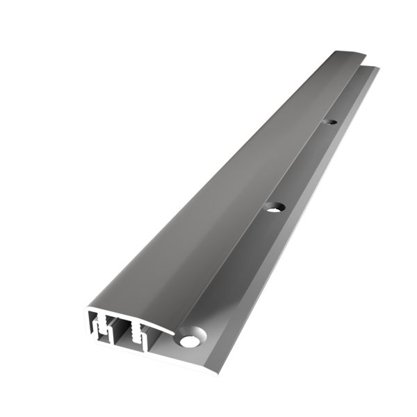 Endprofil PF 577V edelstahl 270 cm Premium Click Vinyl Aluminium eloxiert