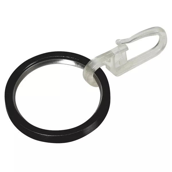 Flachringe Einlage FH Ø 40mm schw. 20mm 10St.