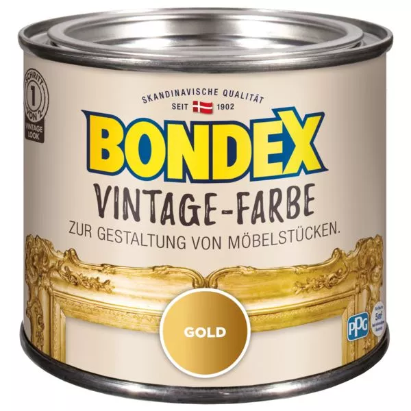 Bondex Vintage Farbe Gold 0,375L