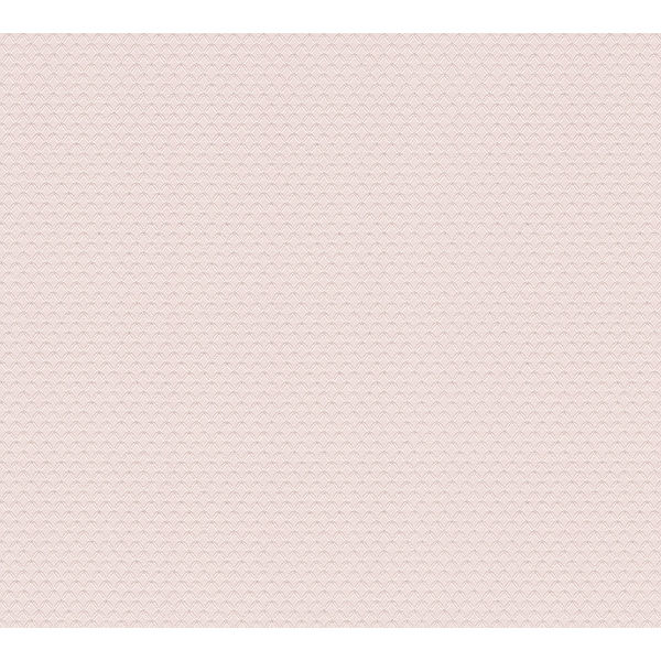 Vliestapete Metrop. Stories Lola Paris Uni Raute rosé-silber