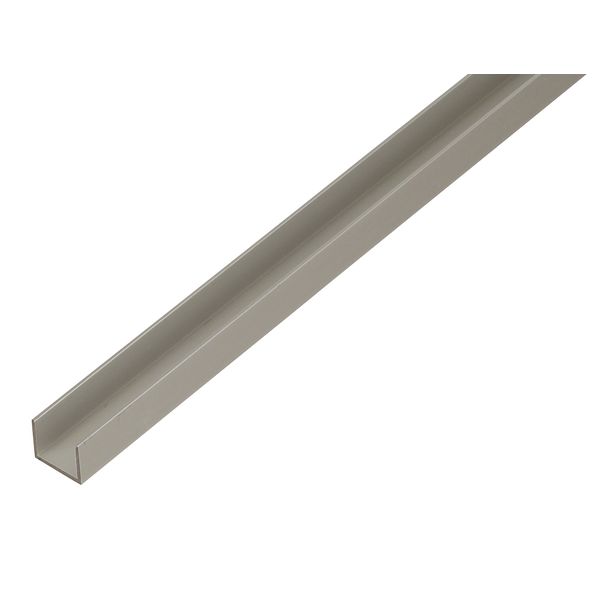 U-Profil Alu silber 19x15x1,5x16x1000 mm