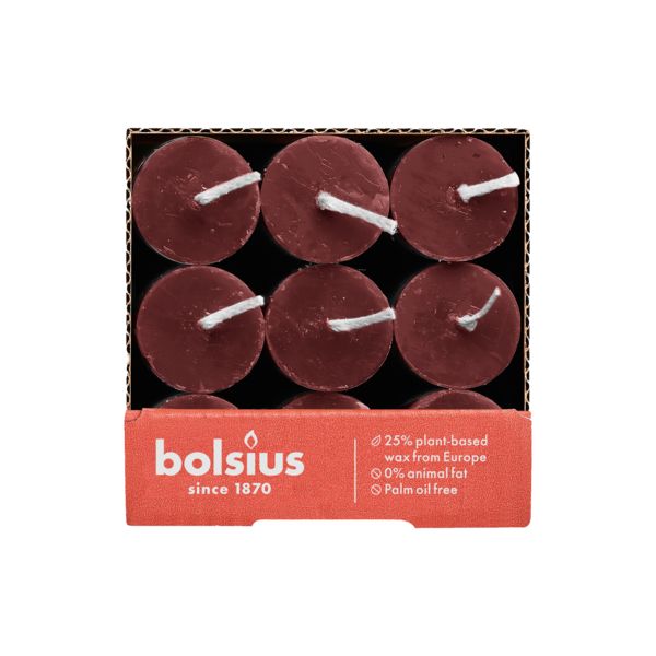 Rustikkerze Samtrot 270/23mm Haushaltskerzen