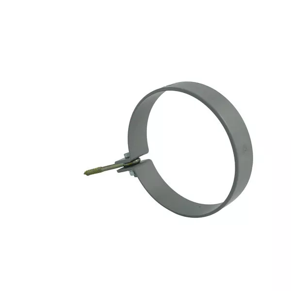 Dachrinnenbefestigung 53 grau mit Ringschraube