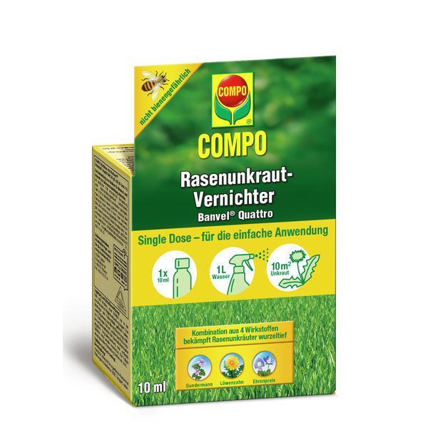COMPO SD Rasenunkraut-Vernichter Q 10ml Compo EREG Banvel Quattro -B4-