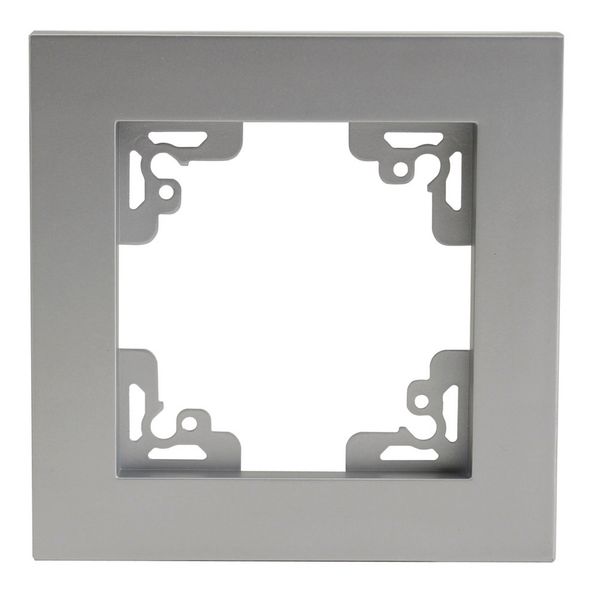 Abdeckrahmen 1f Melbourne S703 silber