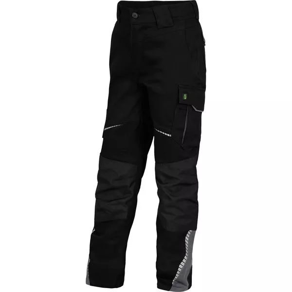 Kinder-Bundhose sw/gr Gr.140 290gr.72%BW/25%PES/3%Span.