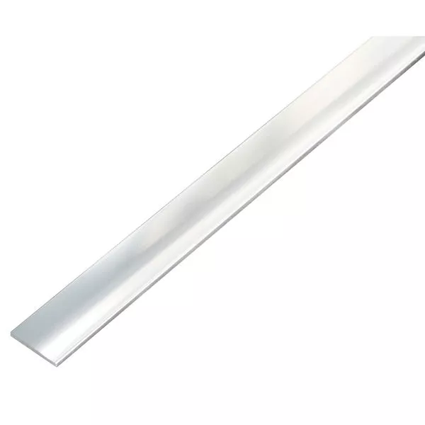 Flachstange sk Alu chromdes. 20x2x1000mm