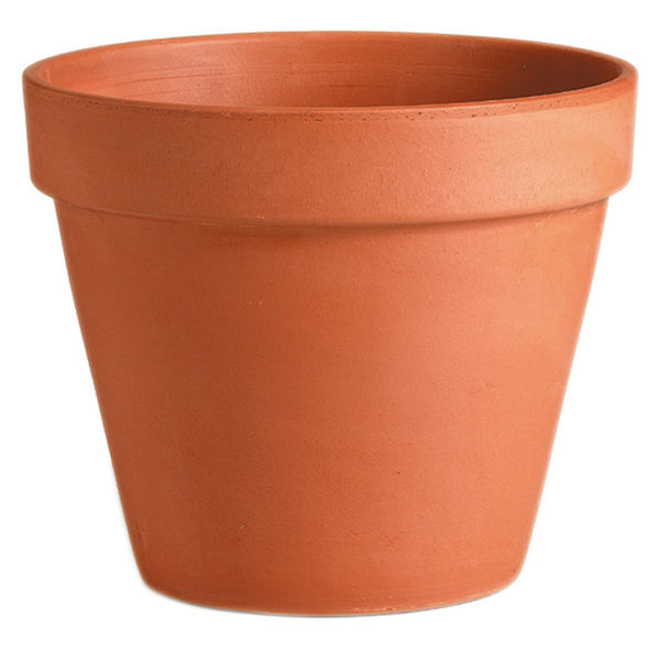 Pflanztopf Vaso Standard 9cm rote Terrakotta