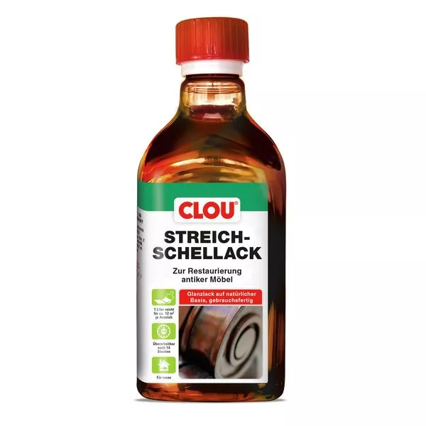Streich-Schellack natur 250ml Clou