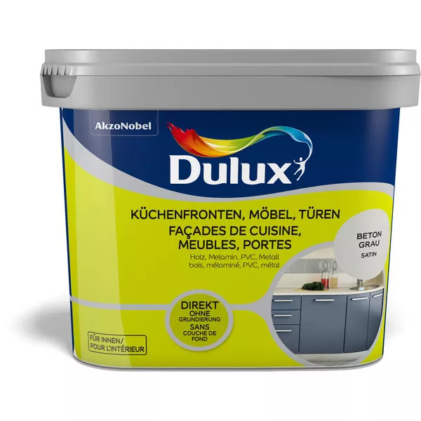 Küchenmöbel u.Türenfarbe sm b.grau 750ml Dulux