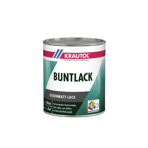 Buntlack seidenmatt silbergrau 0,75l RAL 7001