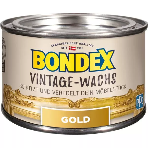 Bondex Vintage Wachs MetaLic Gold 0,25L