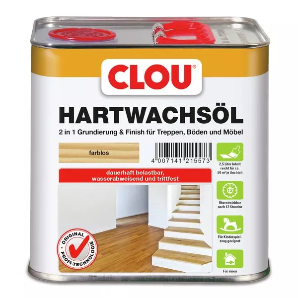 Hartwachs-Öl 2,5L Clou