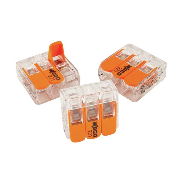 Verbindungskl Wago 3pol 0,2-4mm² 15St