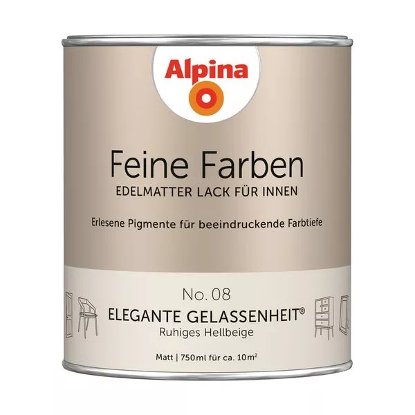 Buntlack Elegante Gelassenheit ma. 750ml Feine Farben matt