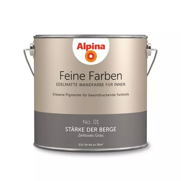 Wandfarbe Stärke der Berge 2,5L Feine Farben