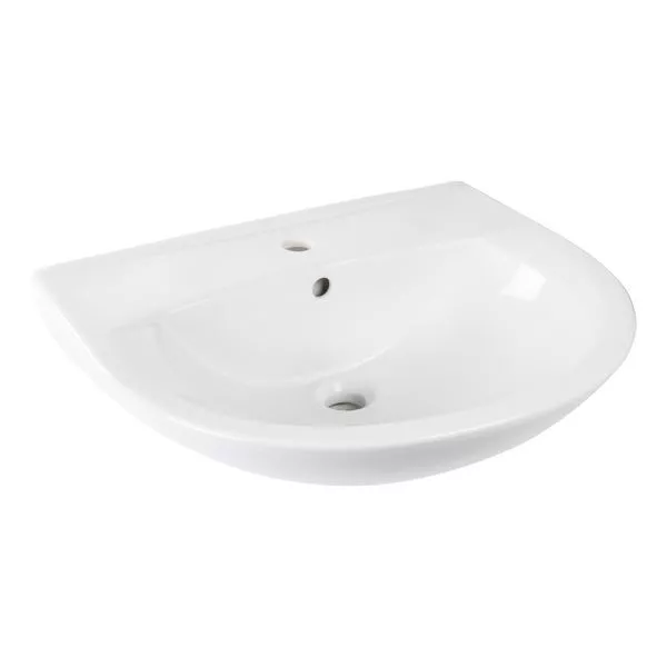 Waschtisch 787  60 cm weiß Ausladung 49 cm, BASIC