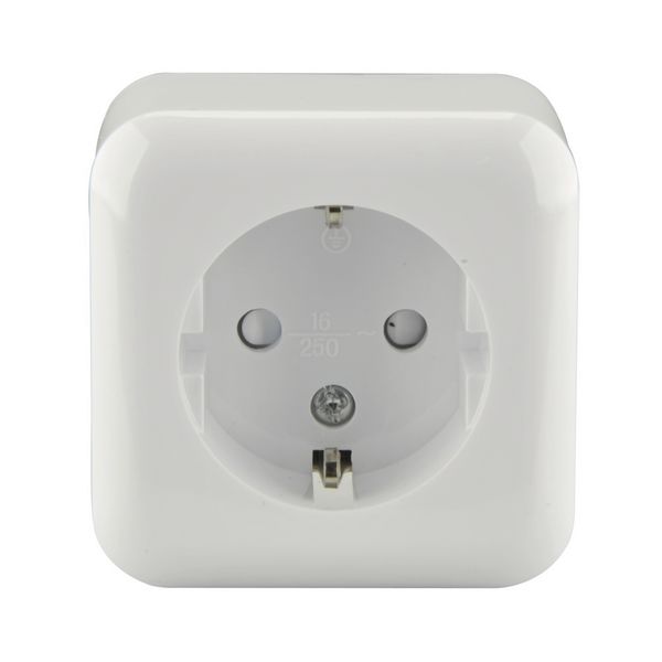 Steckdose weiß 1-fach AP Standard
