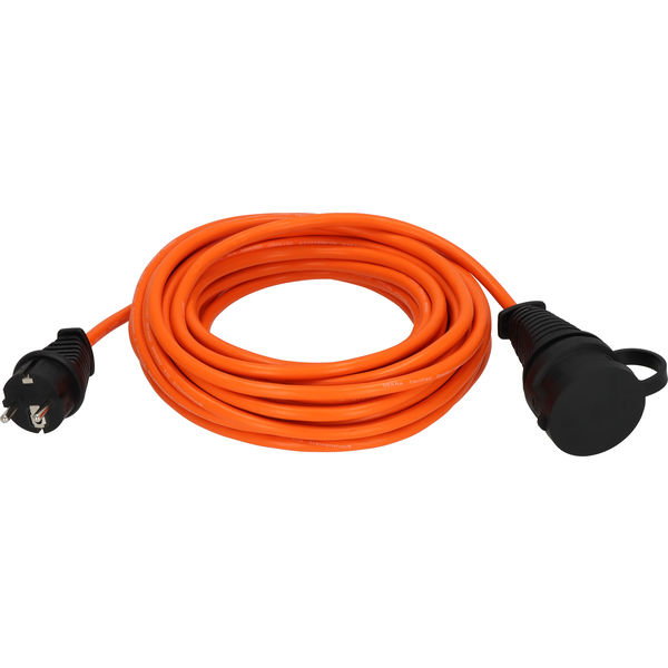 Verlängerungskabel 10m orange IP44 N05V3V3-F3G1,5 - Steck./Kuppl-