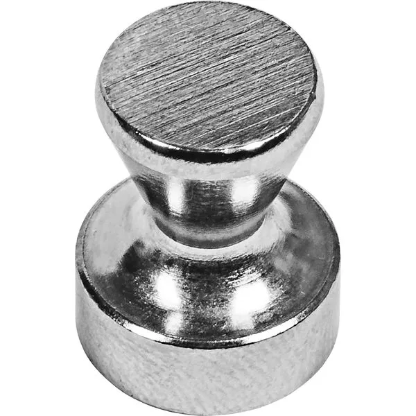 Griffmagnet Neodym verchromt Ø12 mm Haftkraft 2 kg (2 Stück)
