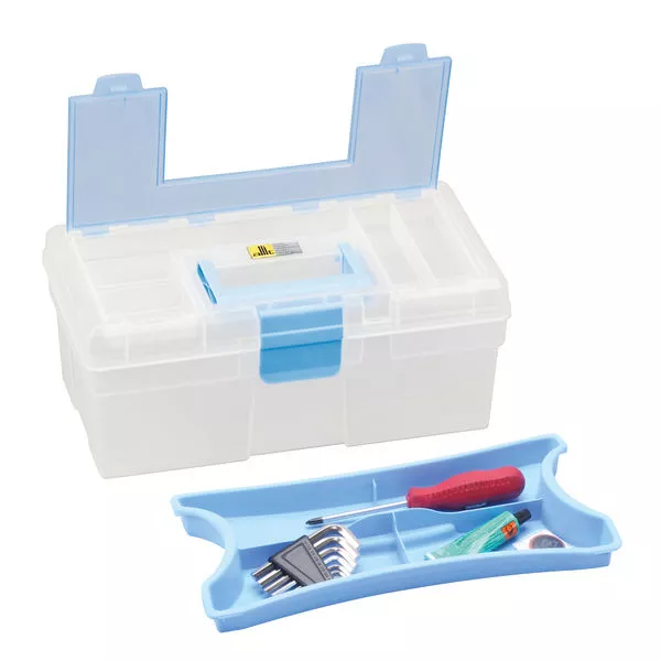 Werkzeugkoffer McPlus Clear 12,5 blau