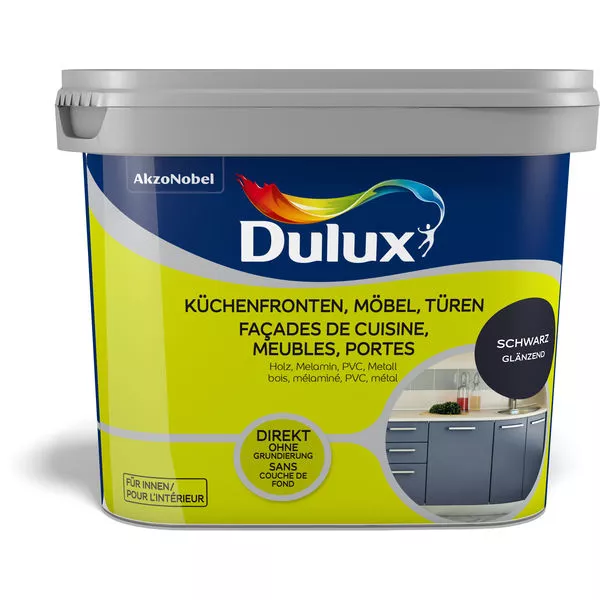 Küchenmöbel u.Türenfarbe glz schw. 750ml Dulux