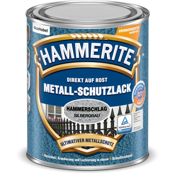 Met.Schutzlack Hammersch. si-grau 2,5L Hammerite