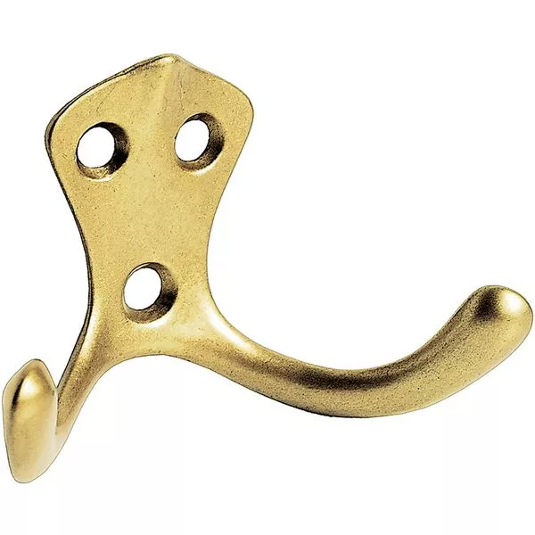 Mantelhaken schwer Alu poliert 50 mm