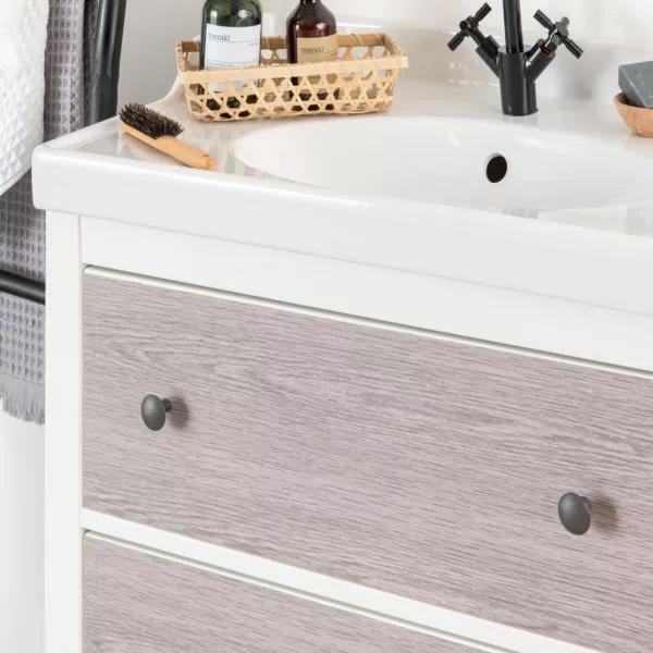 Klebefolie PF Kiefer grau 90cmx2,1m Perfect Fix