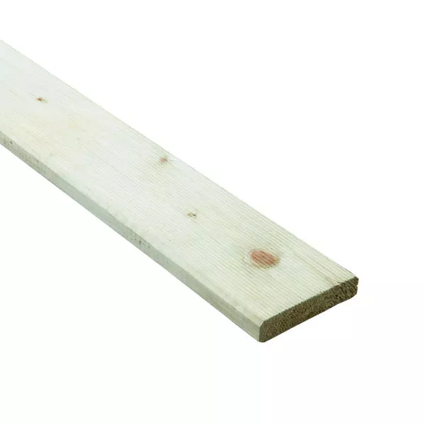 Konstruktionsholz kdi grün 2x9,5x300cm beideseitig gekappt, struktur