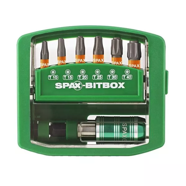 BITbox T-STAR plus mit 6 Bits (T10-T40) mit Schnellwechsel Bithalter 1/4"x60 mm