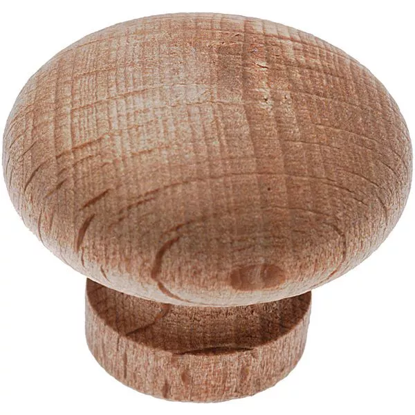Möbelknopf Buche natur 30 mm