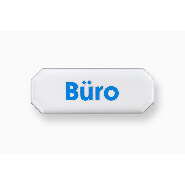 Hinweisschild Buero 3D