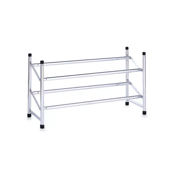 Schuhregal Chrom 64-117x23x36