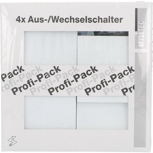 A/W-Schalter Set Sao Paulo Serie 902 4x ultraweiss
