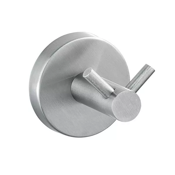 Wandhaken Duo Bosio Edelstahl matt WD-ACC S+K