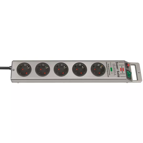 Steckdosenleiste Super Solid 16 A 250 V Steckd.5 2,5m H05VV-F 3x1,5 mm²