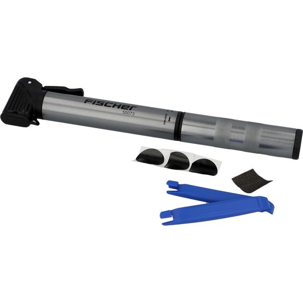 Mini-Pumpe Alu inkl. Flickbox FISCHER