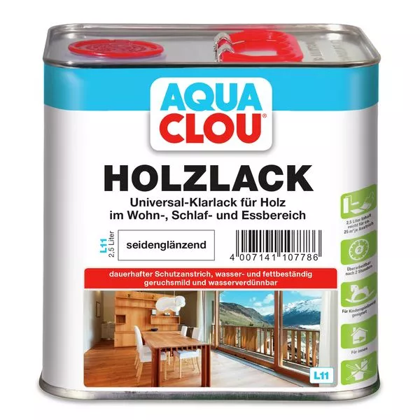Holzlack Aqua SDGL. L11 2,5L Clou